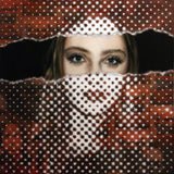 A captivating original painting titled 'Chloe (Girl with a Hat)' by Miami-based artist Brian Batt. This 20"x16" oil on collaged canvas artwork features a sophisticated palette of beige, blacks, brown, and white, showcasing modernist techniques like halftone and collage. It reflects the vibrancy of New York City and explores themes of identity and urban life.